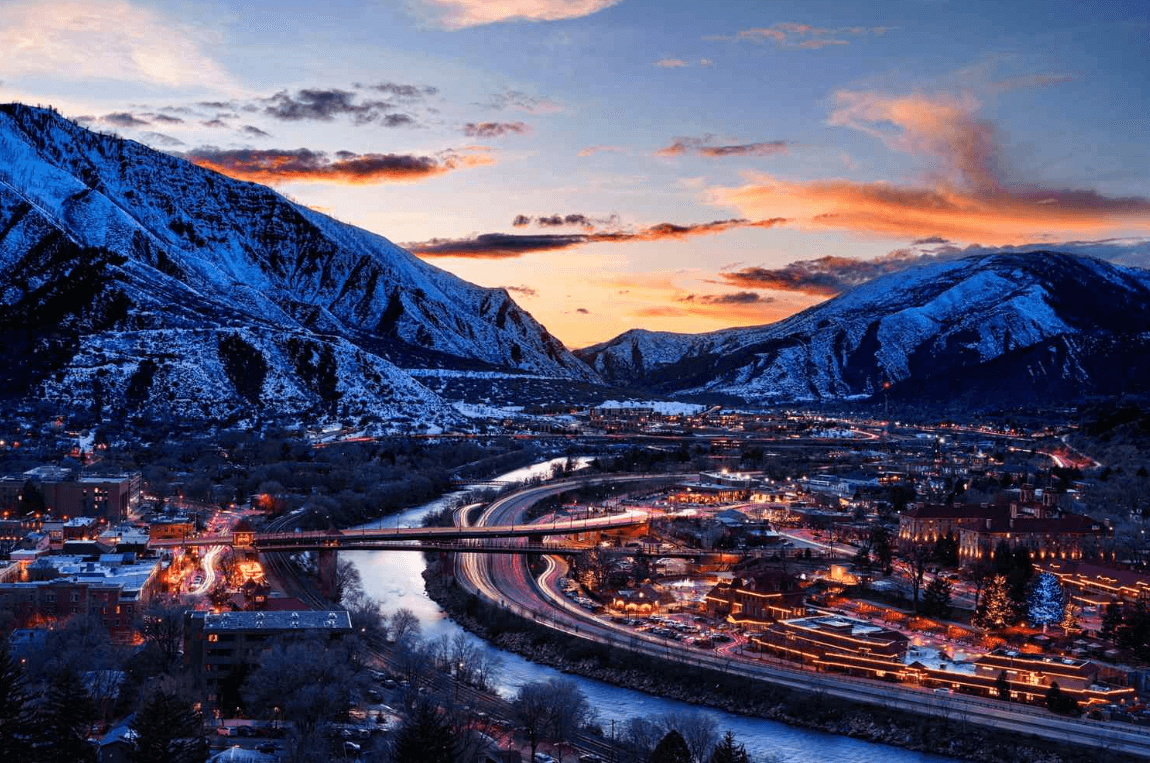 Colorado adventure and scenic views in Glenwood Springs