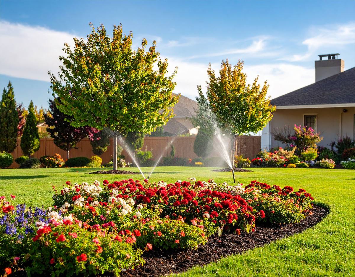 Irrigation system installation for healthy lawns in Erie, Colorado